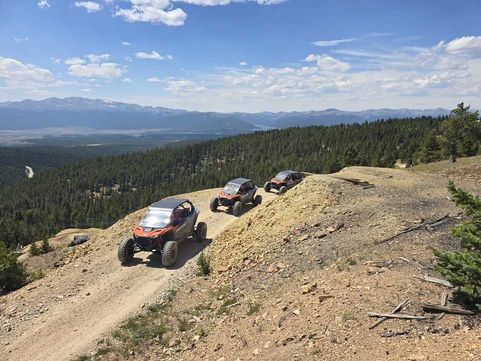Riding the high country near Leadville