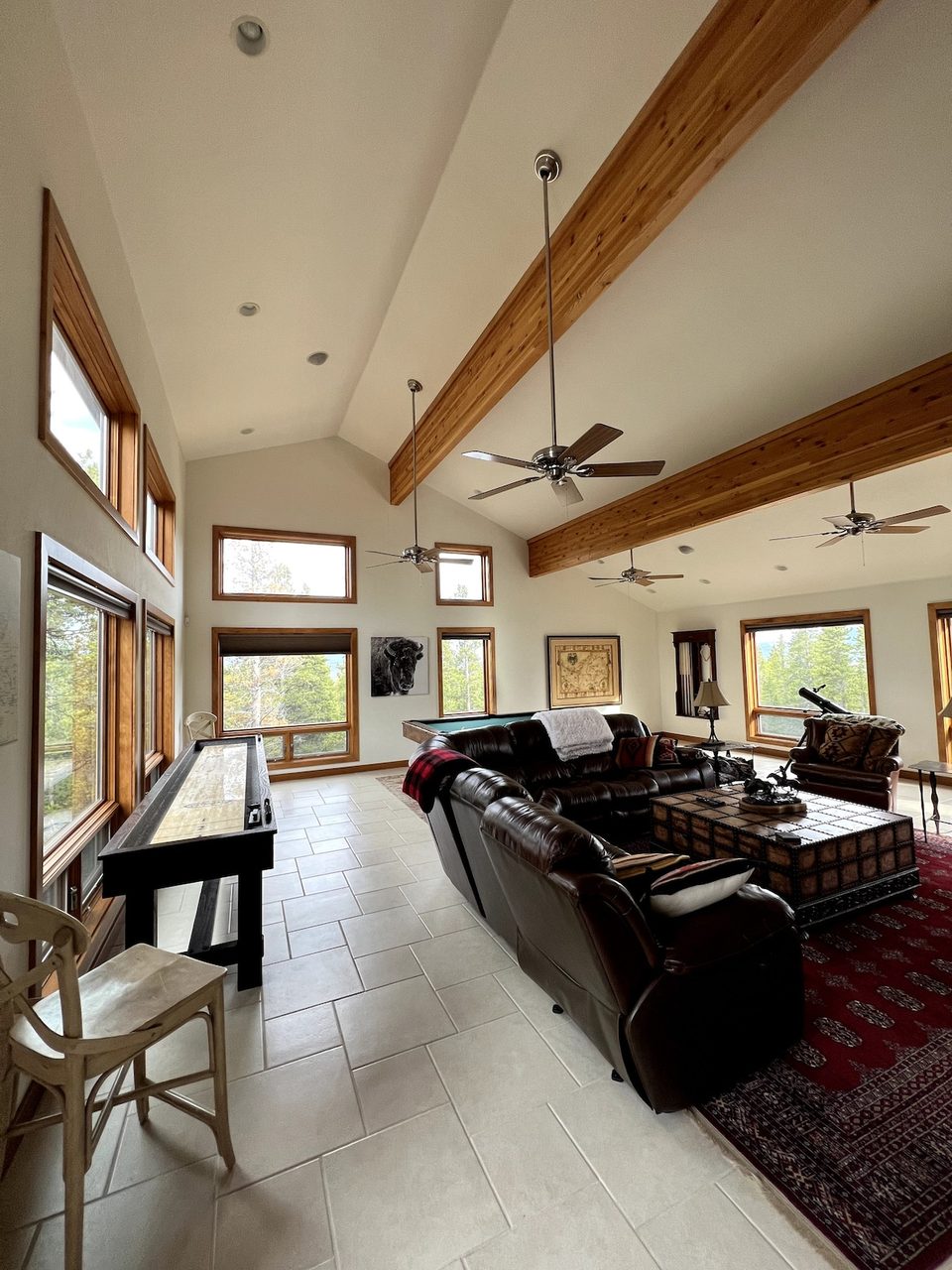 The living room