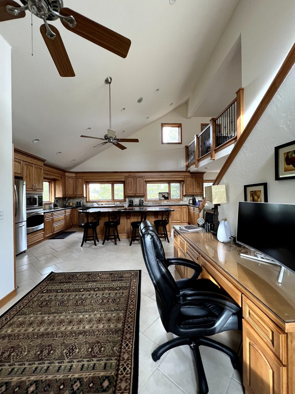 The top-floor observation lounge