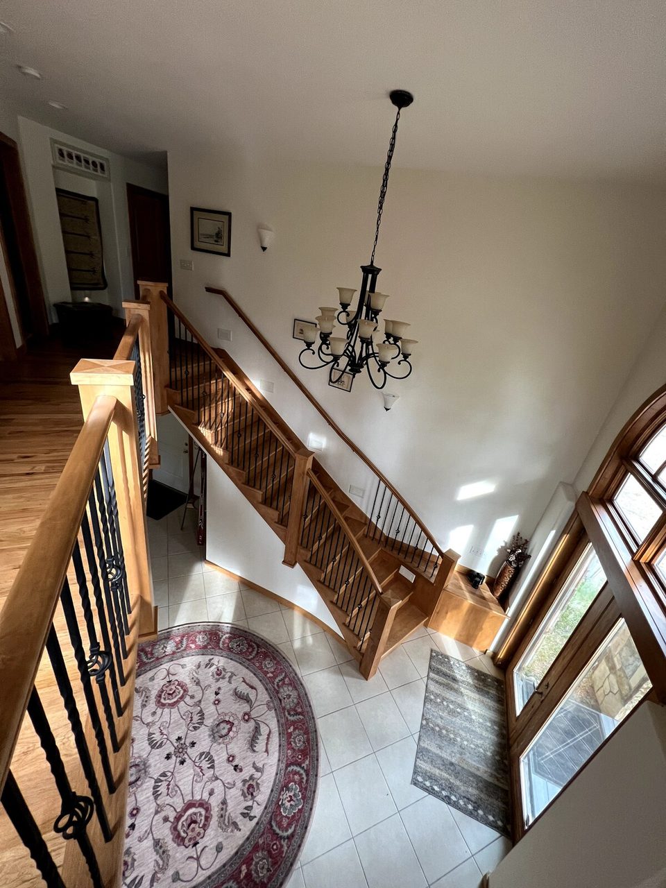 The staircase and loft